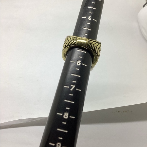 NWOT Heidi Daus Blue Swarovski crystal ring - Picture 3 of 4